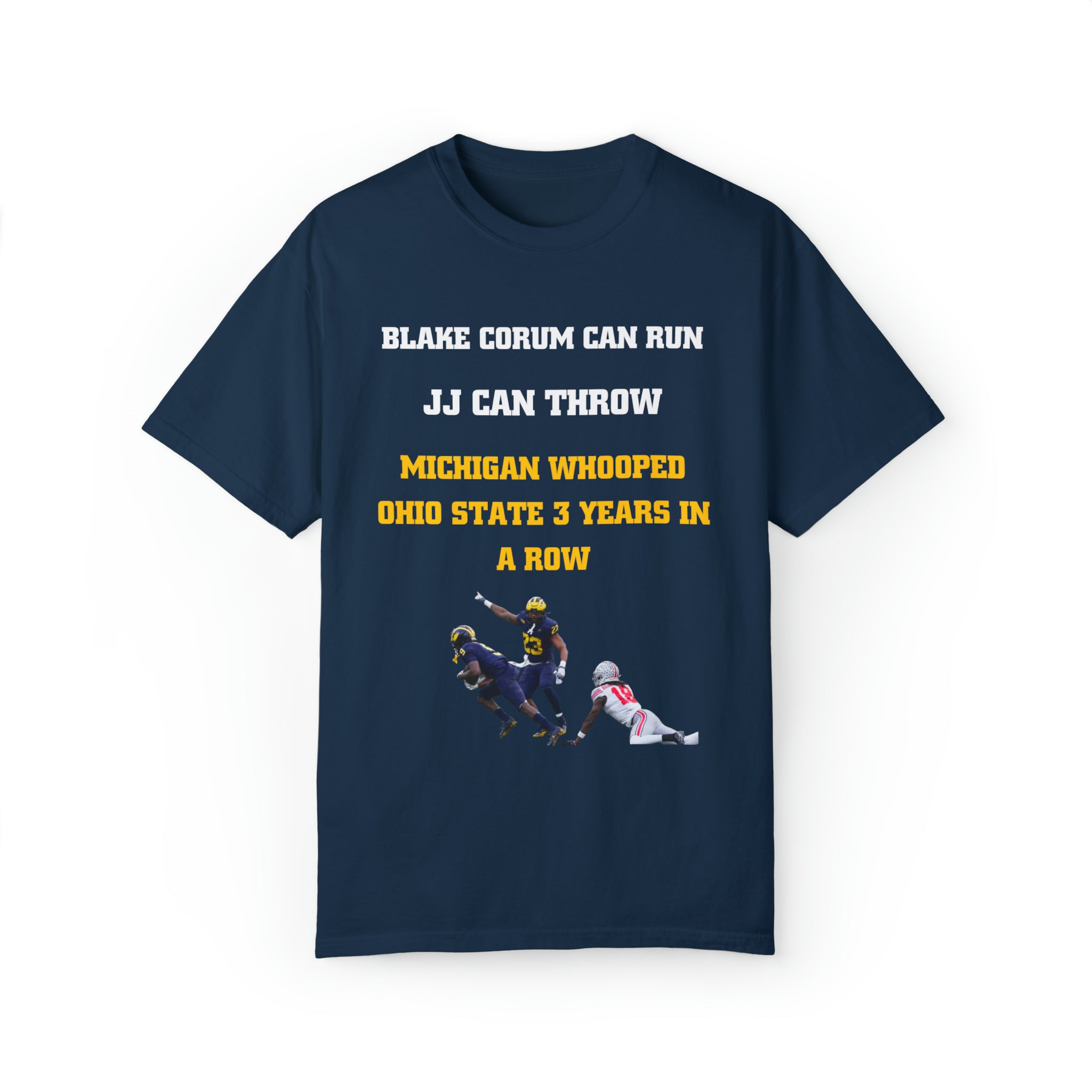 Michigan Whooped Ohio State 3 Years In A Row T shirt The Michigan michigan-whooped-ohio-state-3-years-in-a-row-t-shirt-the-michigan