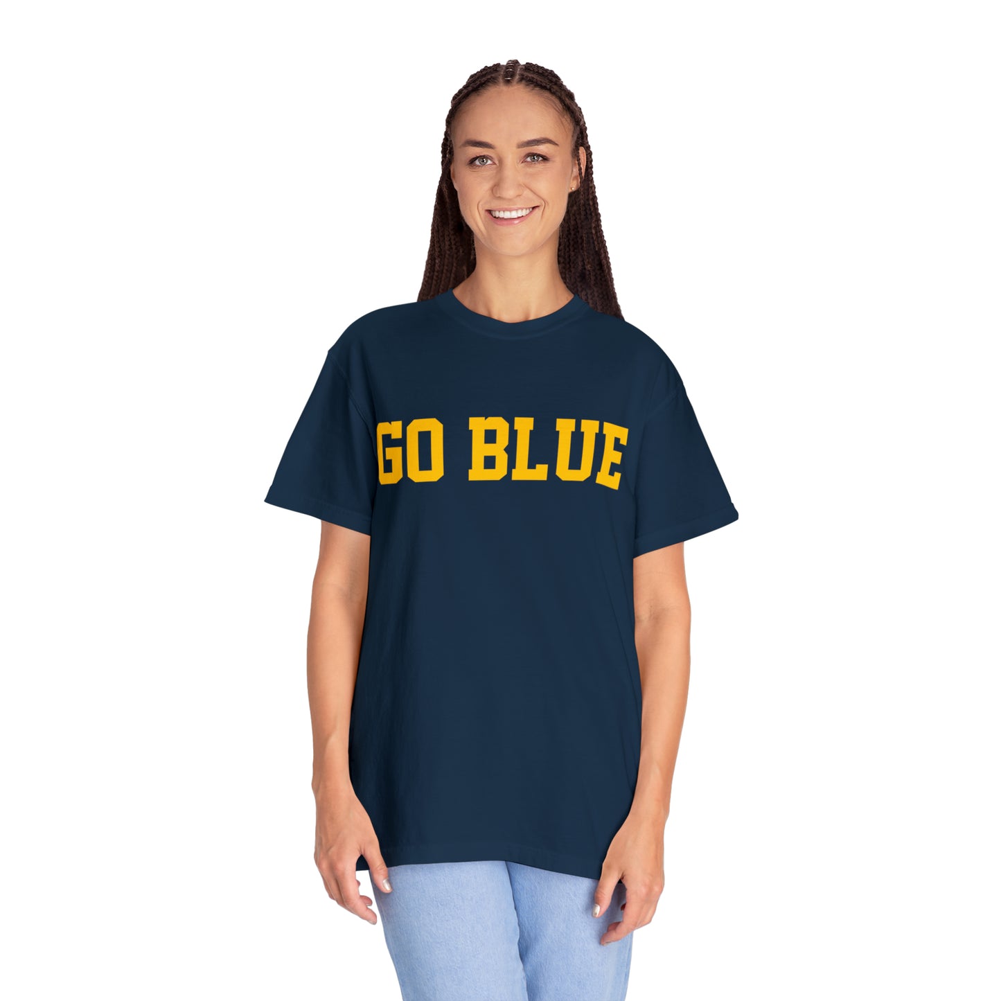 GO BLUE Unisex Garment-Dyed T-shirt