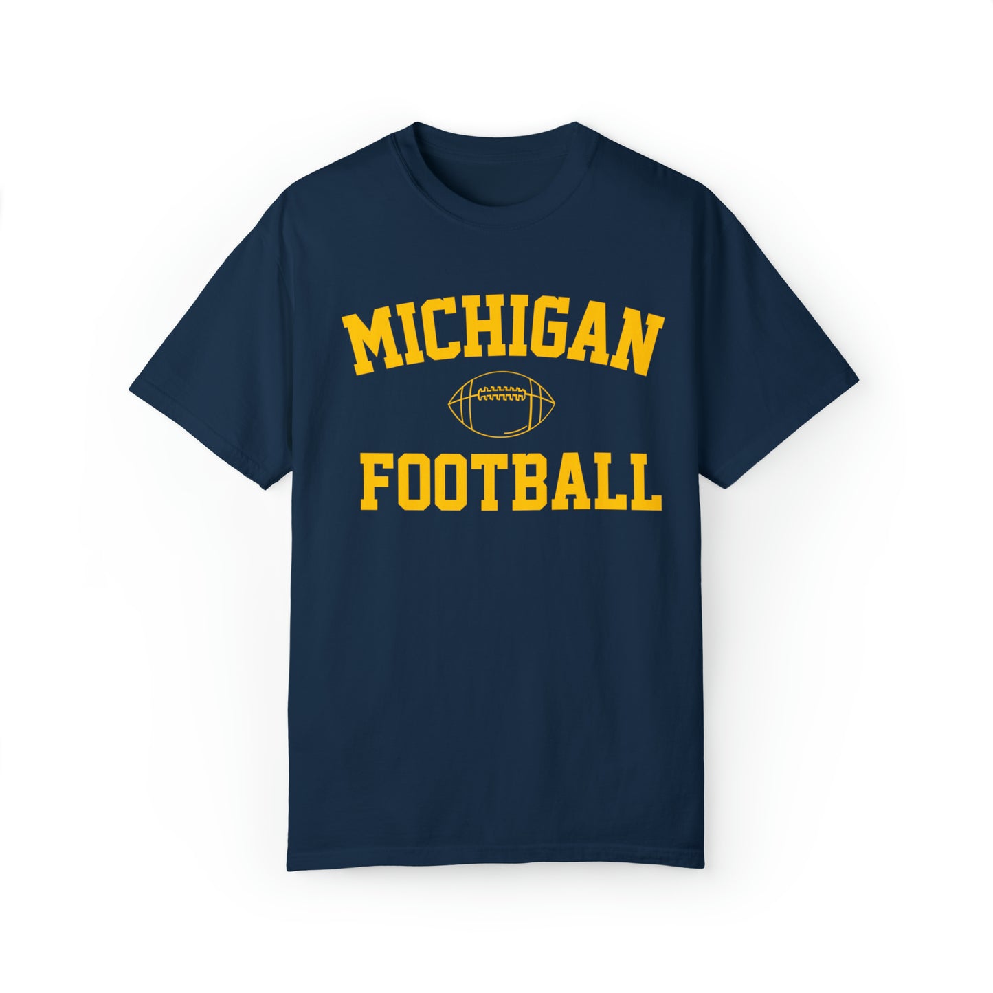 Michigan Football Garment-Dyed T-shirt Arched