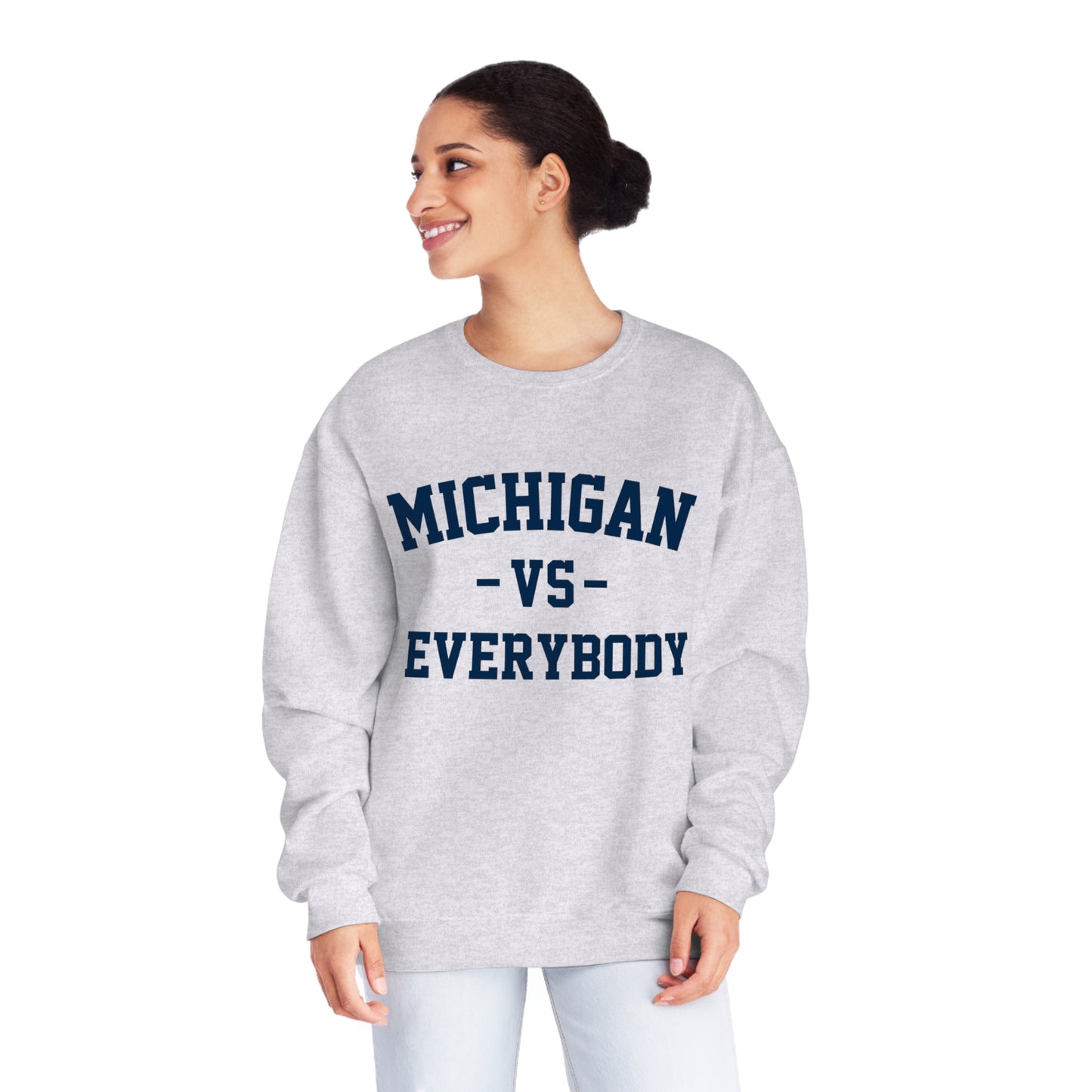 Michigan Vs Everybody Crewneck Sweatshirt