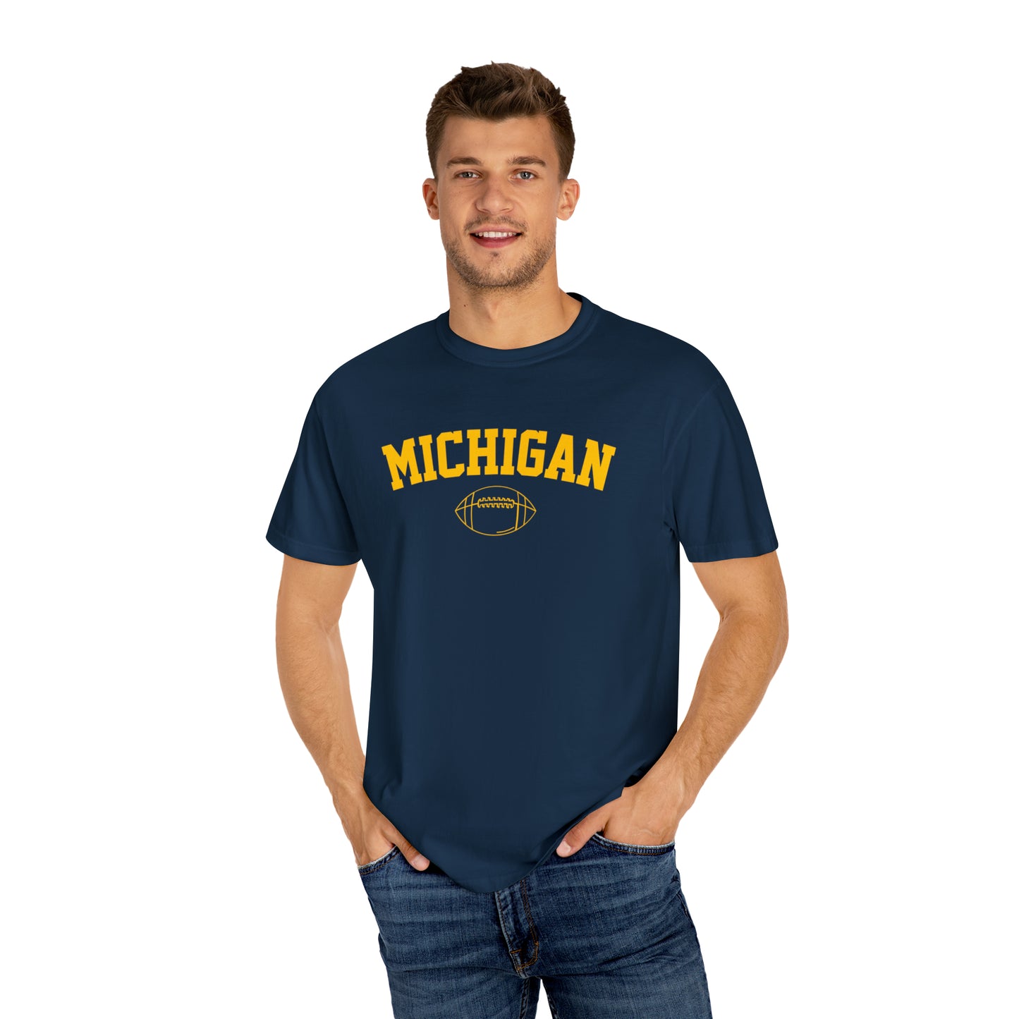 Michigan Unisex Garment-Dyed T-shirt