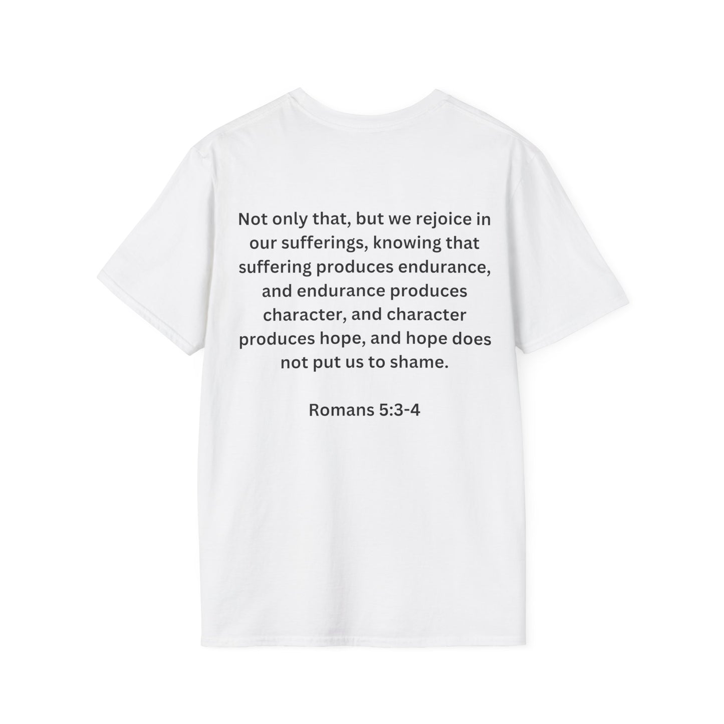 Romans 5:3-4 Restore the Roar T-Shirt