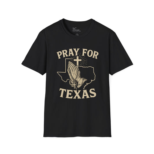Prayer for Texas Unisex Softstyle T-Shirt