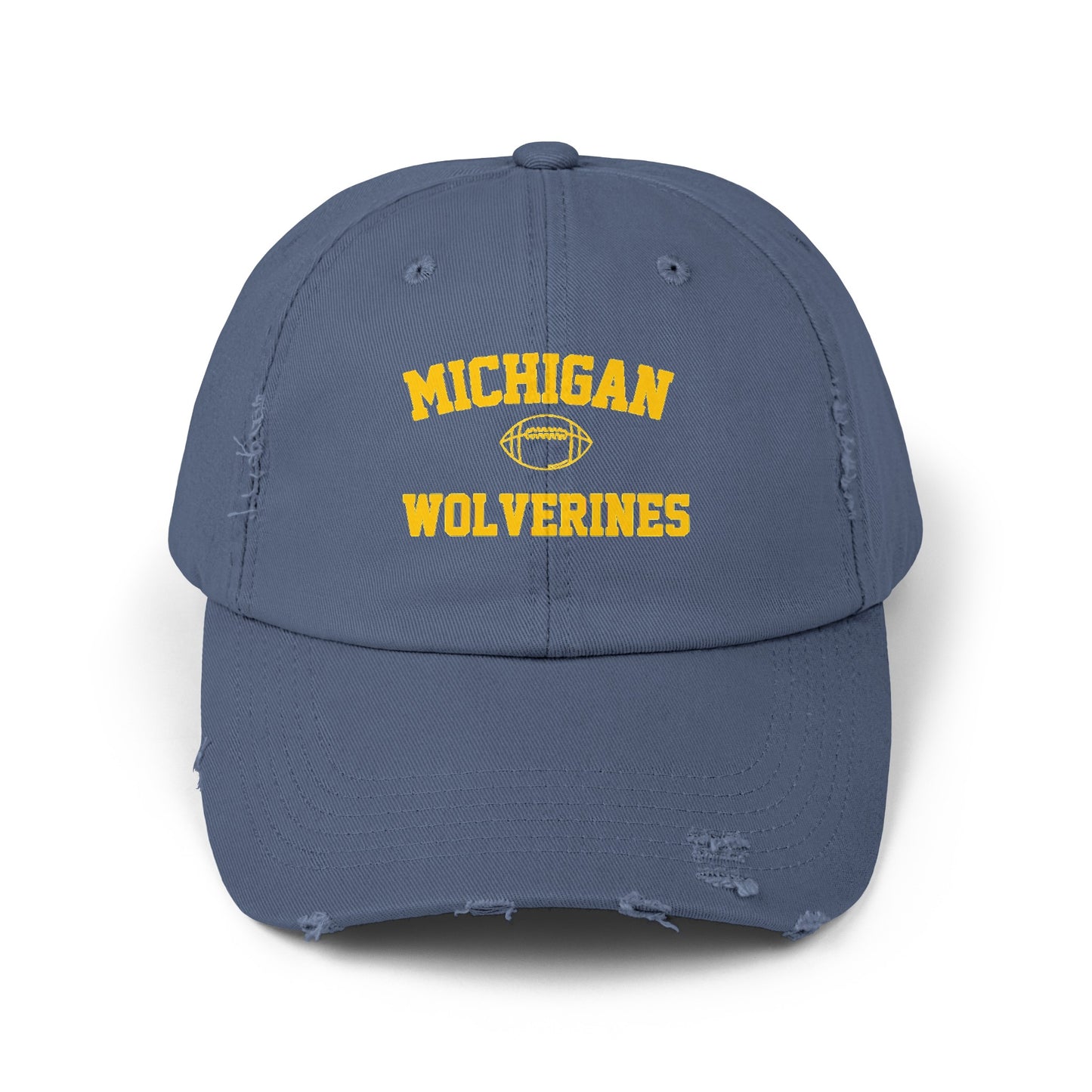 Michigan Wolverines Distressed Cap