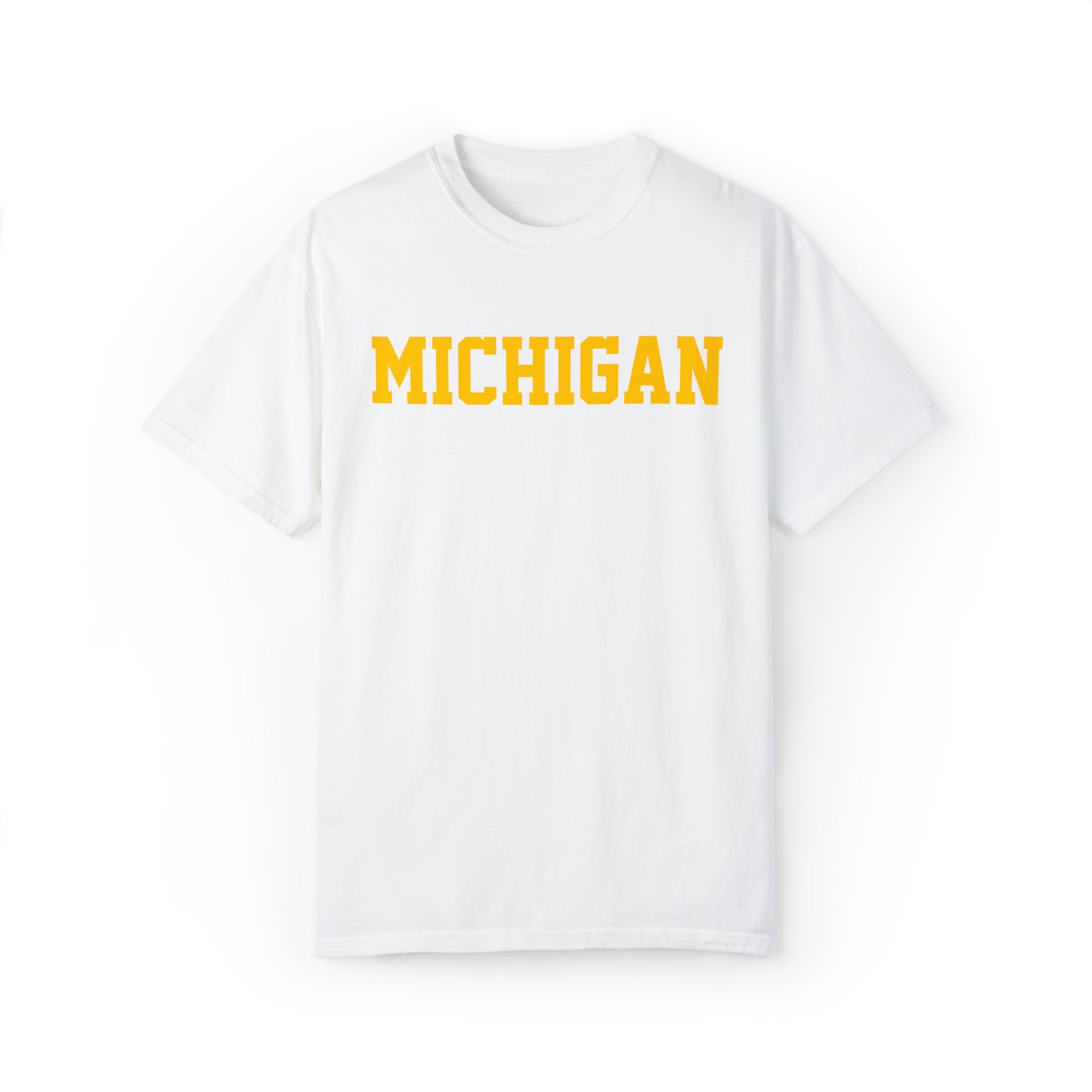 Michigan Tee Unisex Garment-Dyed T-shirt