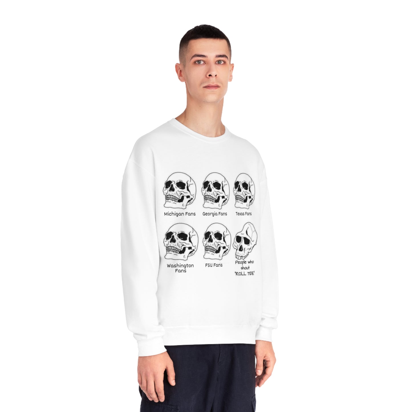 Skulls Crewneck Sweatshirt