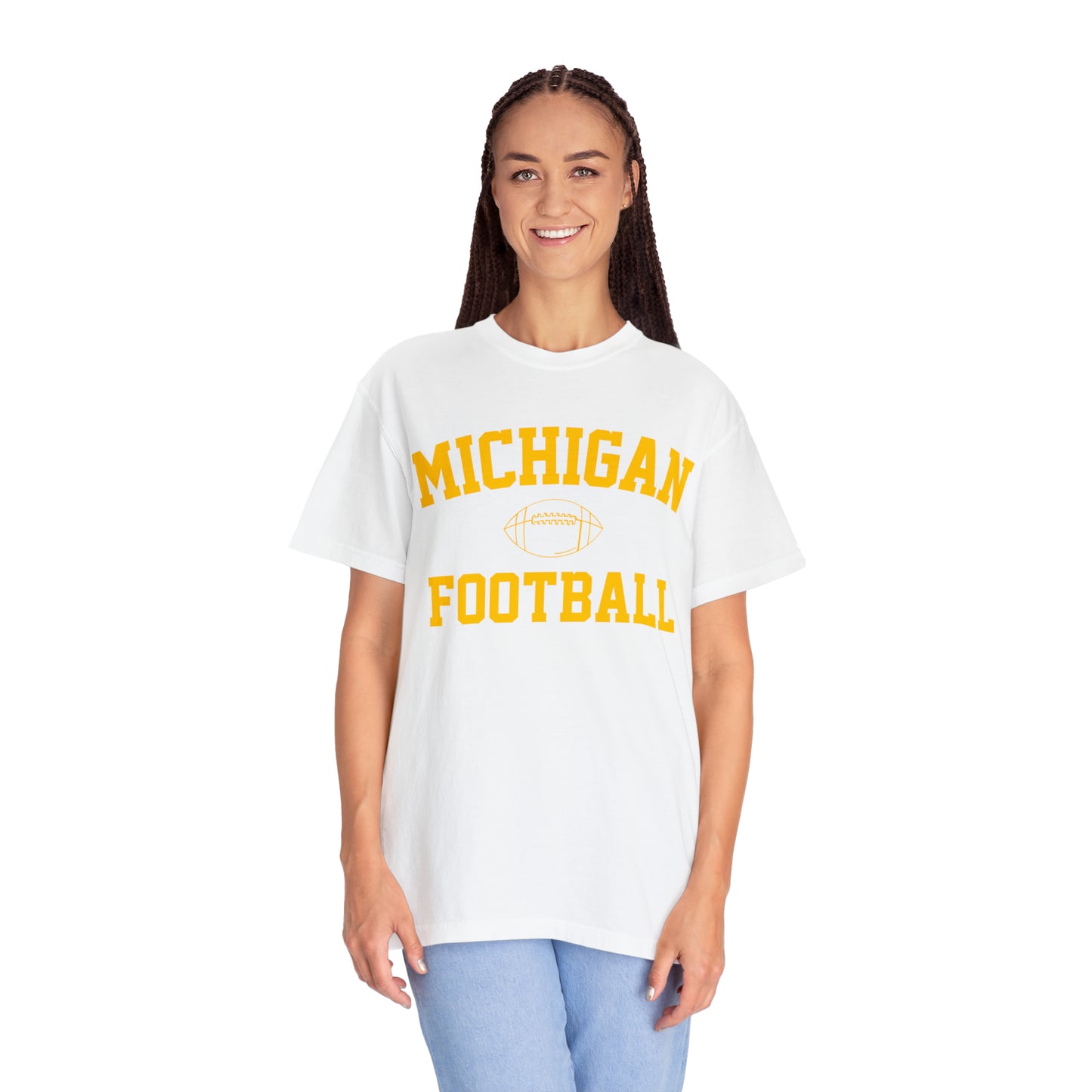 Michigan Football Garment-Dyed T-shirt Arched