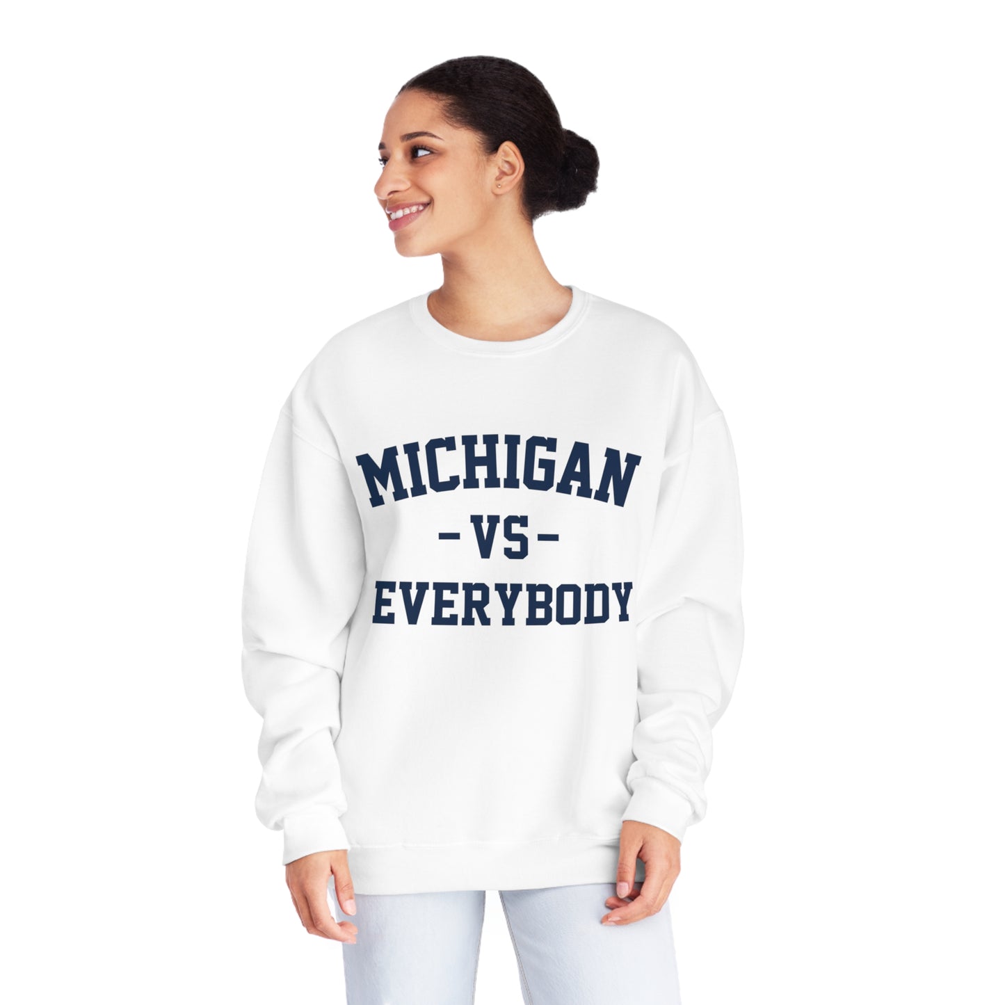 Michigan Vs Everybody Crewneck Sweatshirt