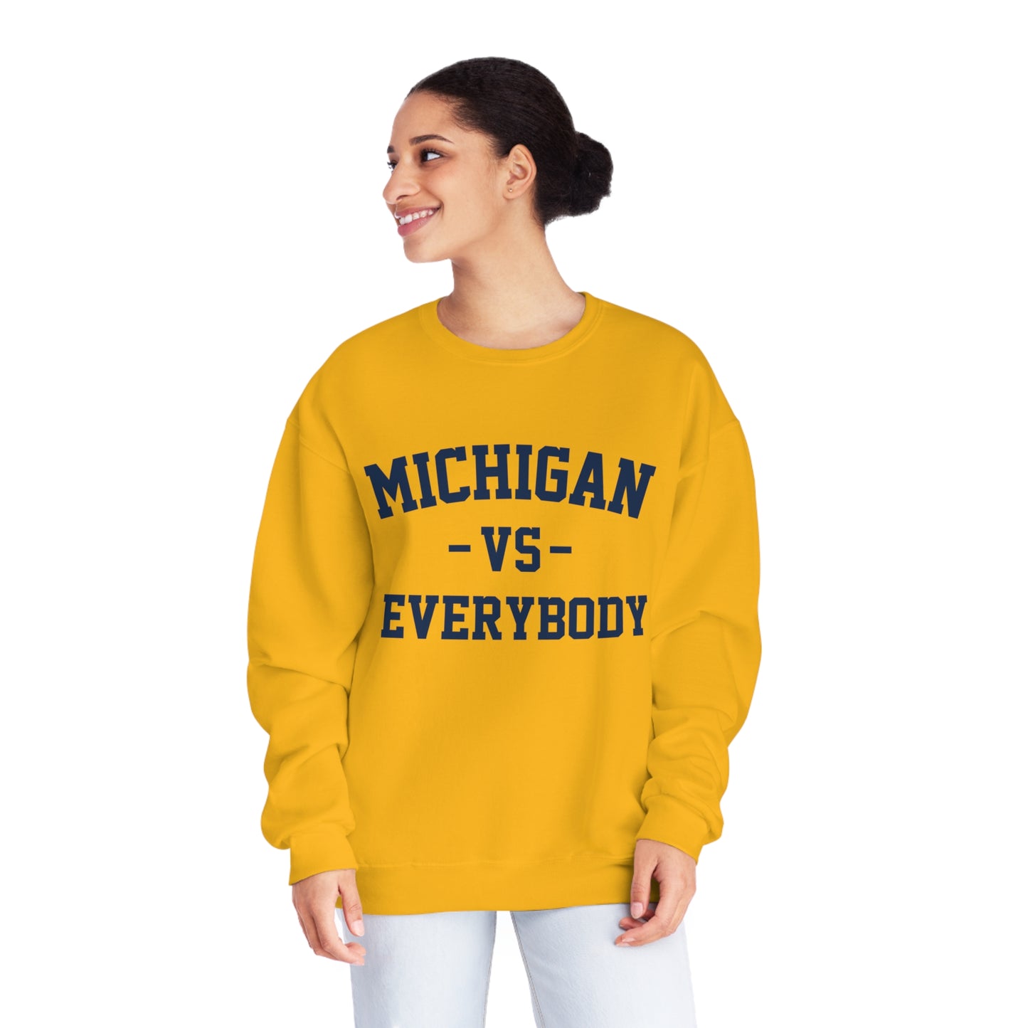 Michigan Vs Everybody Crewneck Sweatshirt