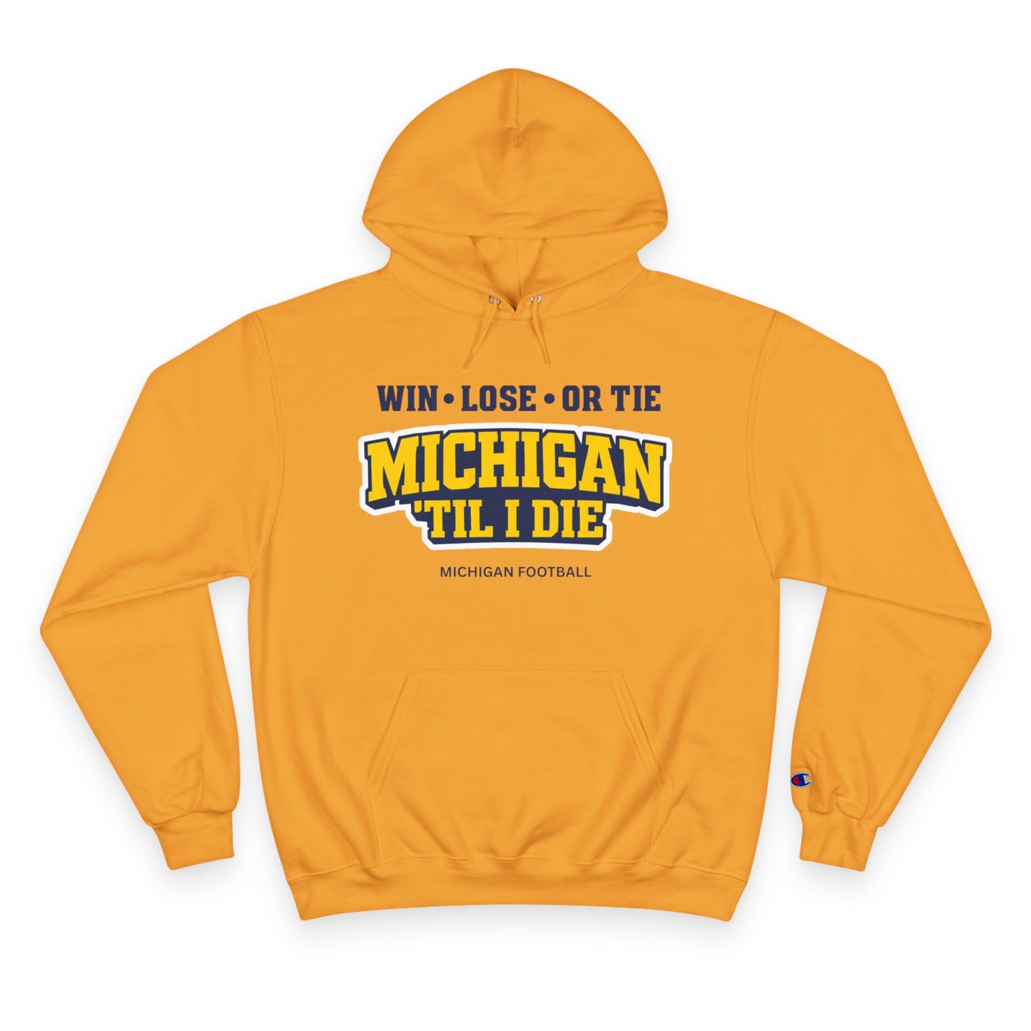 Win, Lose or Tie Champion Hoodie