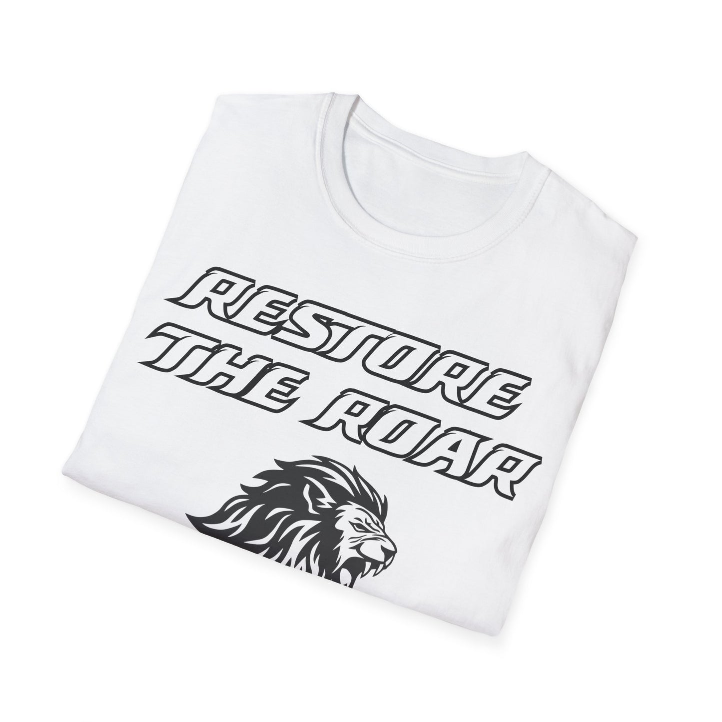 Romans 5:3-4 Restore the Roar T-Shirt