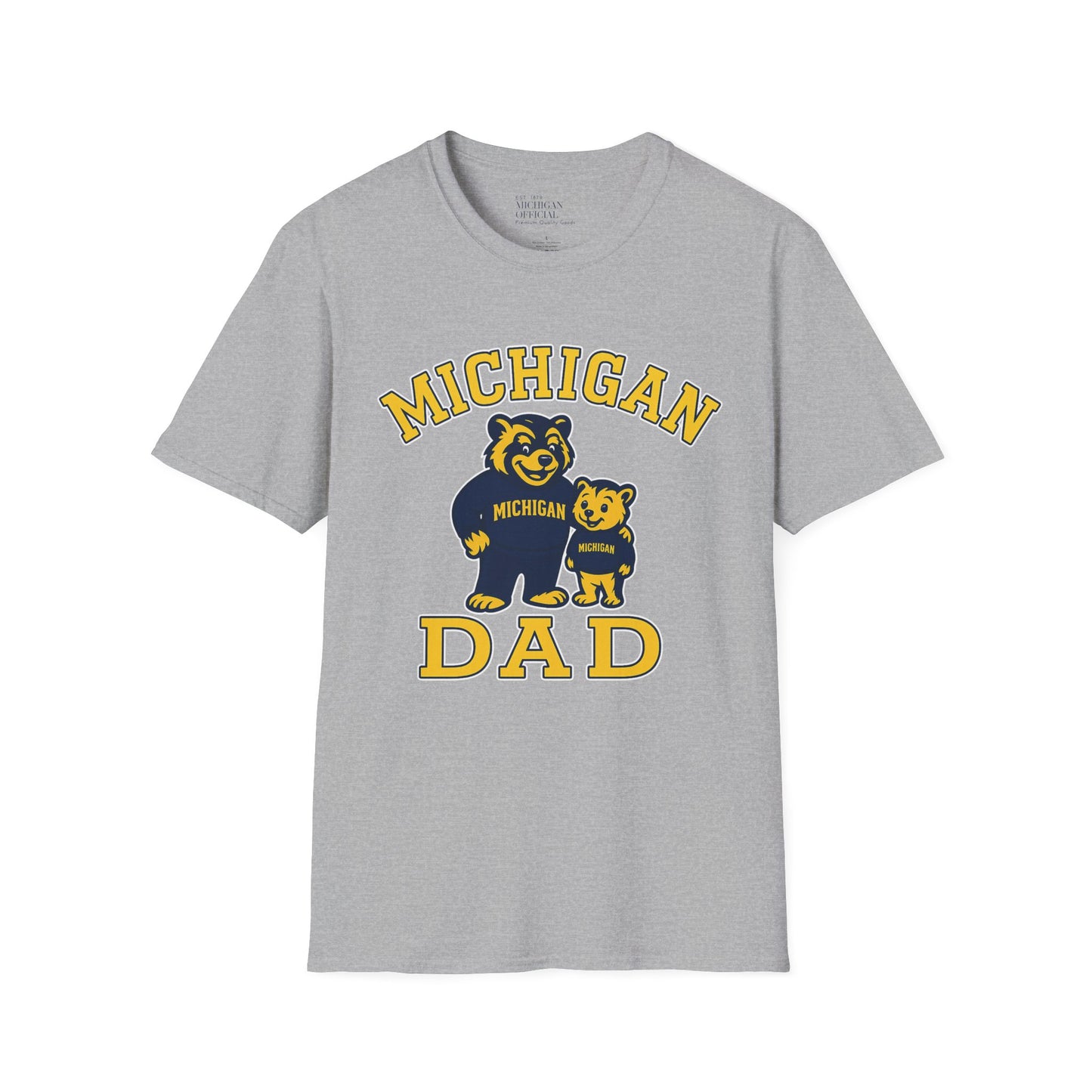 Michigan Dad Softstyle Tee