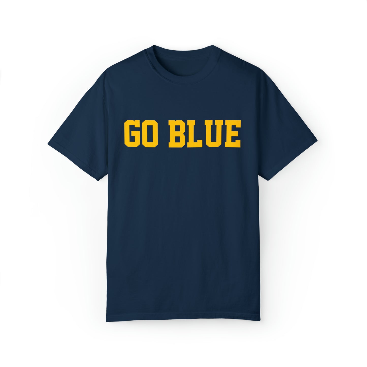 GO BLUE Unisex Garment-Dyed T-shirt