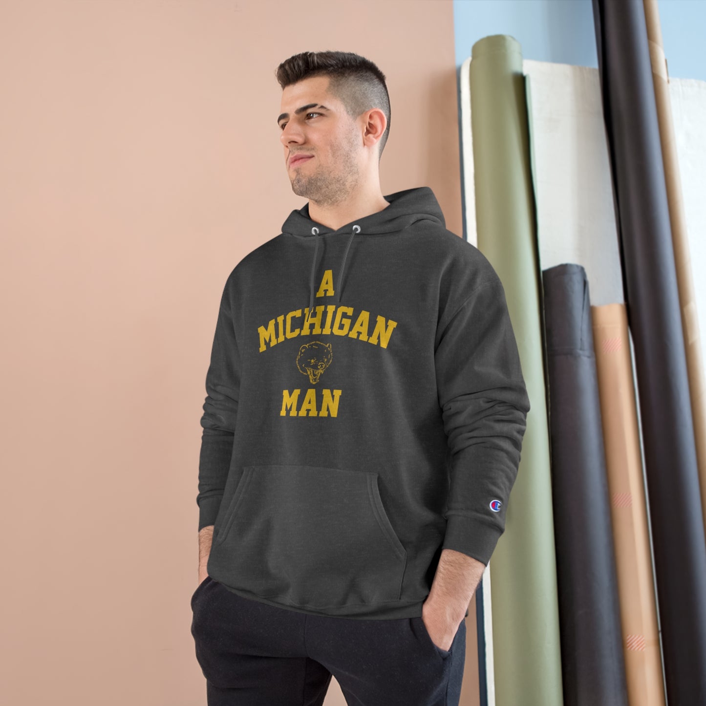 A Michigan Man (Wolverine) Champion Hoodie