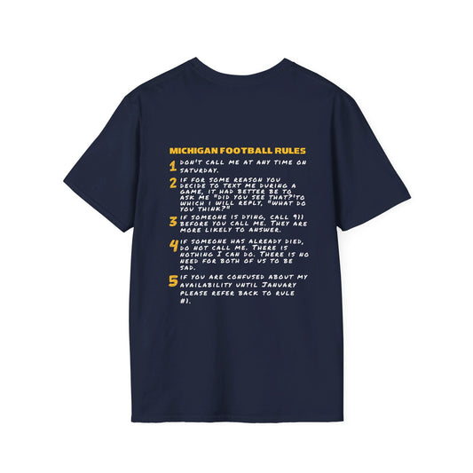 Michigan Football Rules T-Shirt