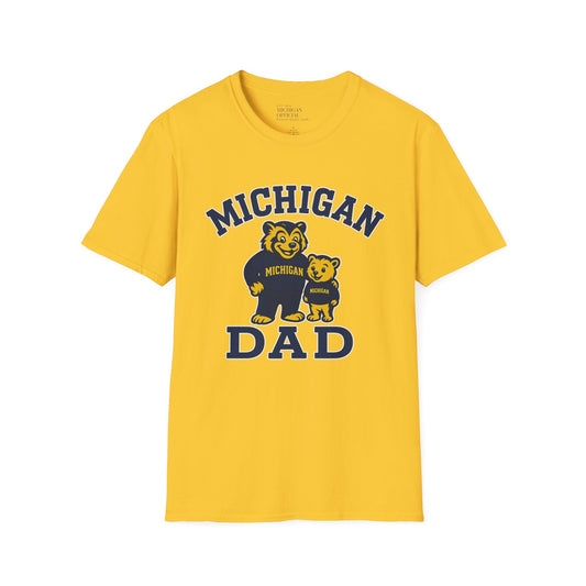 Michigan Dad Softstyle Tee