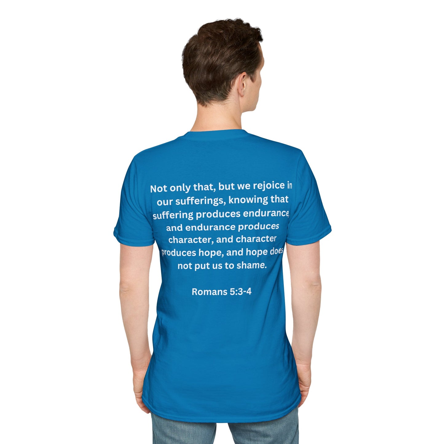 Romans 5:3-4 Restore the Roar T-Shirt