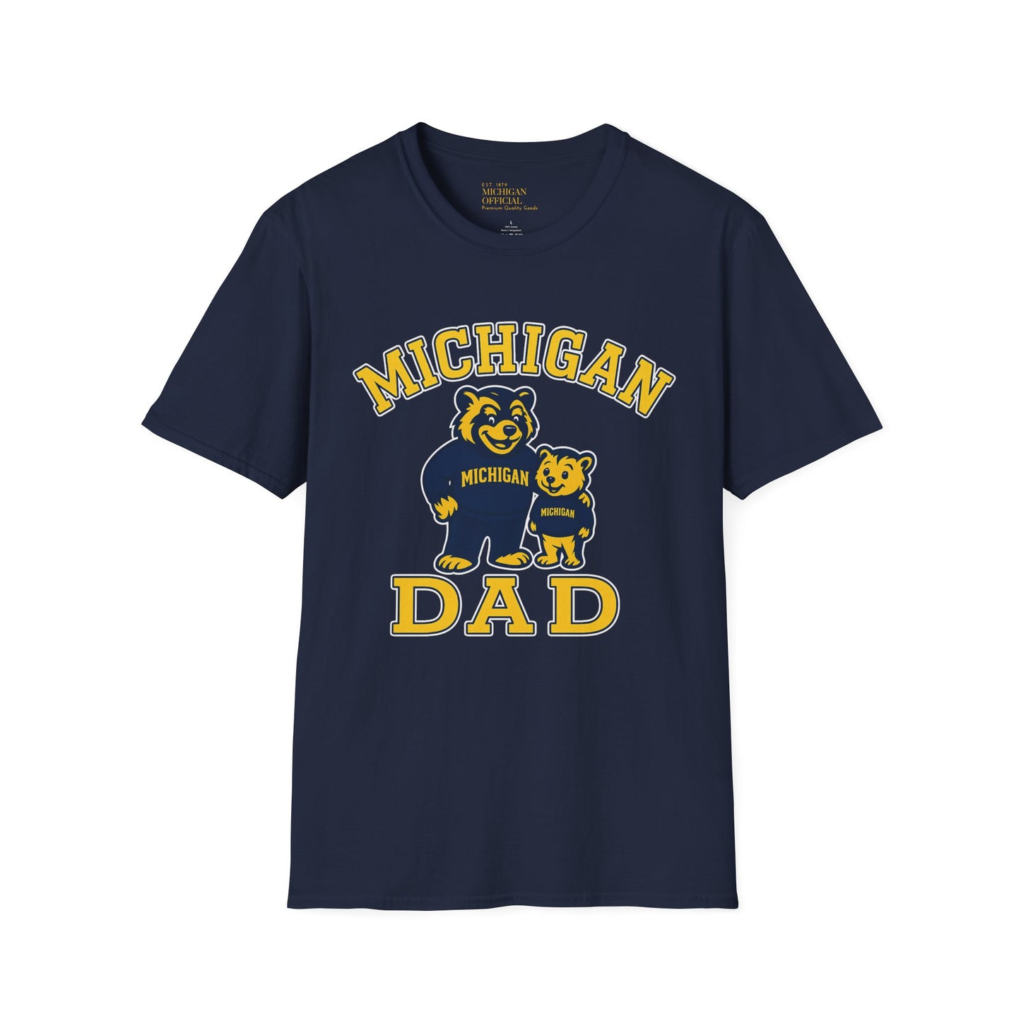 Michigan Dad Softstyle Tee
