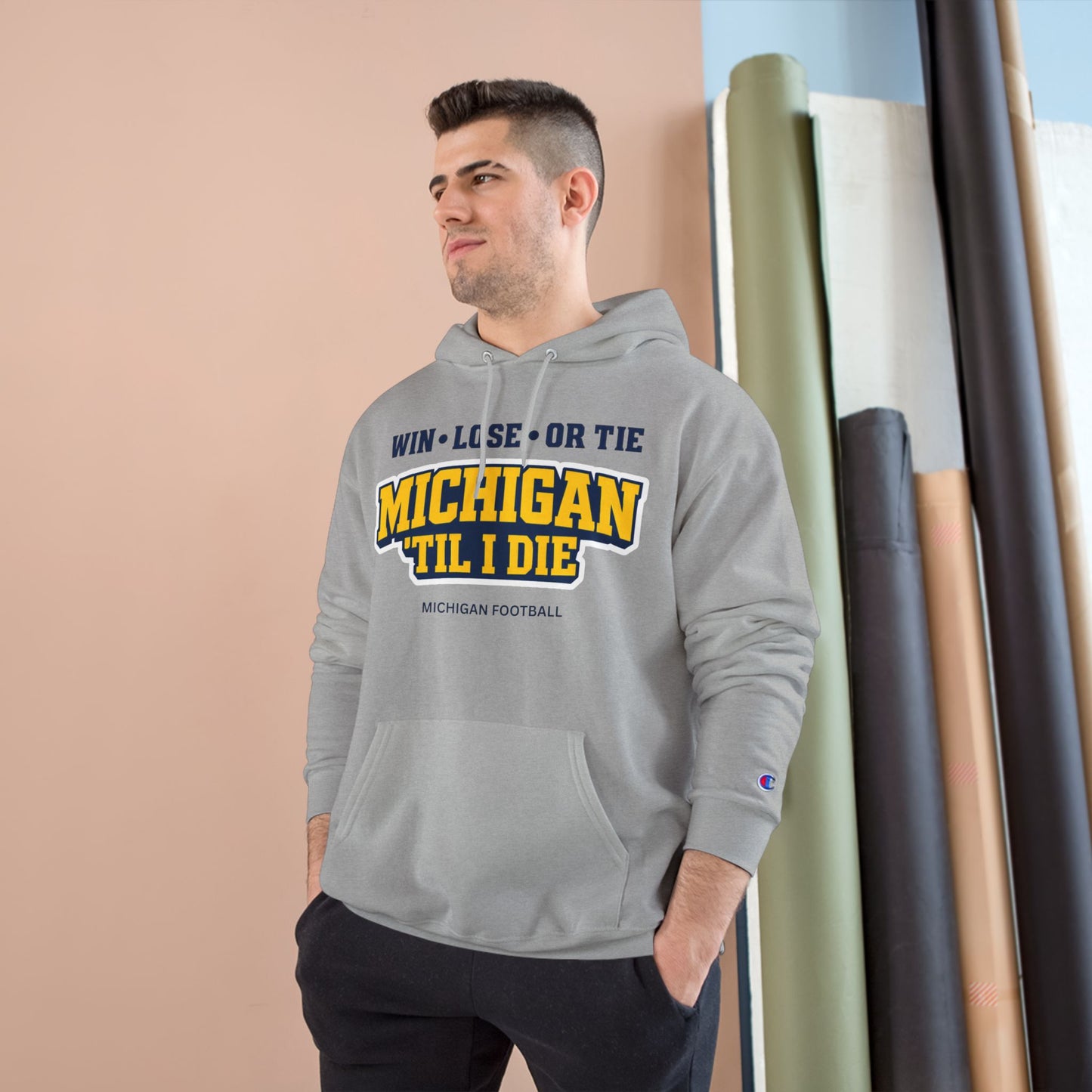 Win, Lose or Tie Champion Hoodie
