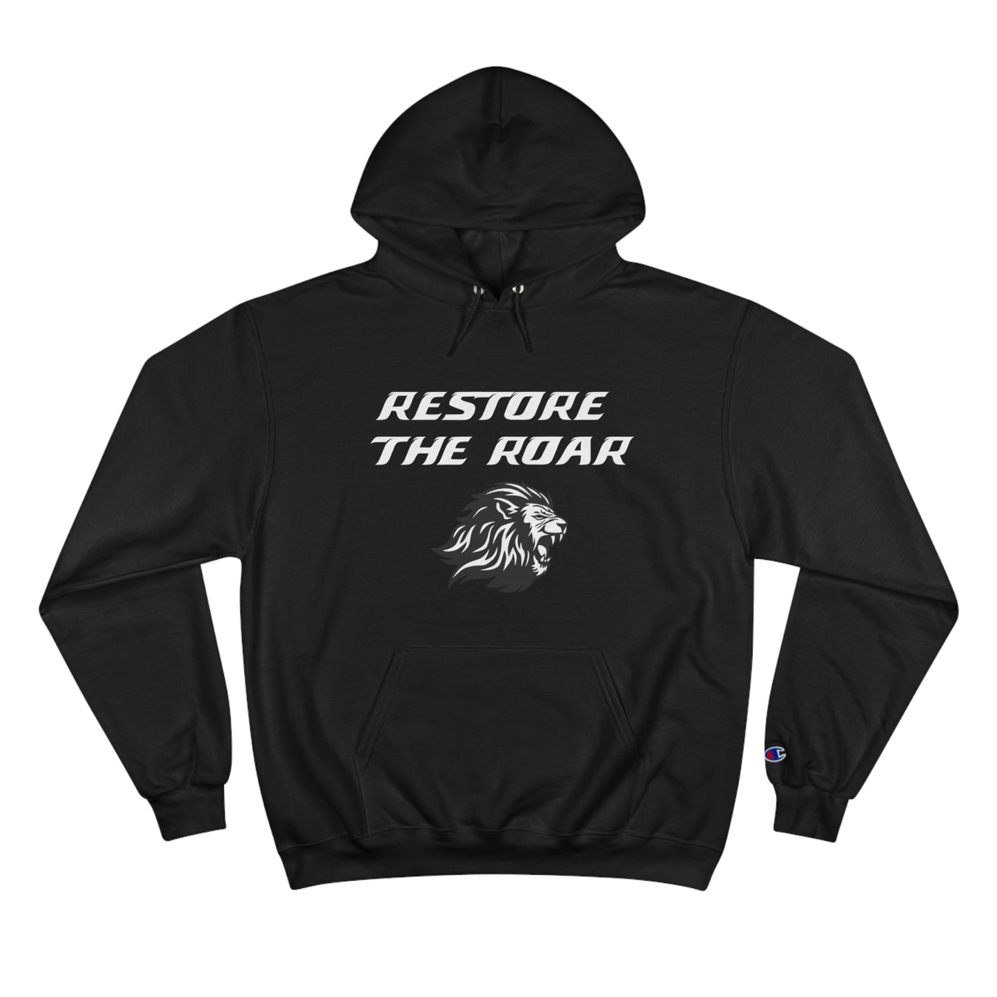 Romans 5:3-4 Restore the Roar Champion Hoodie