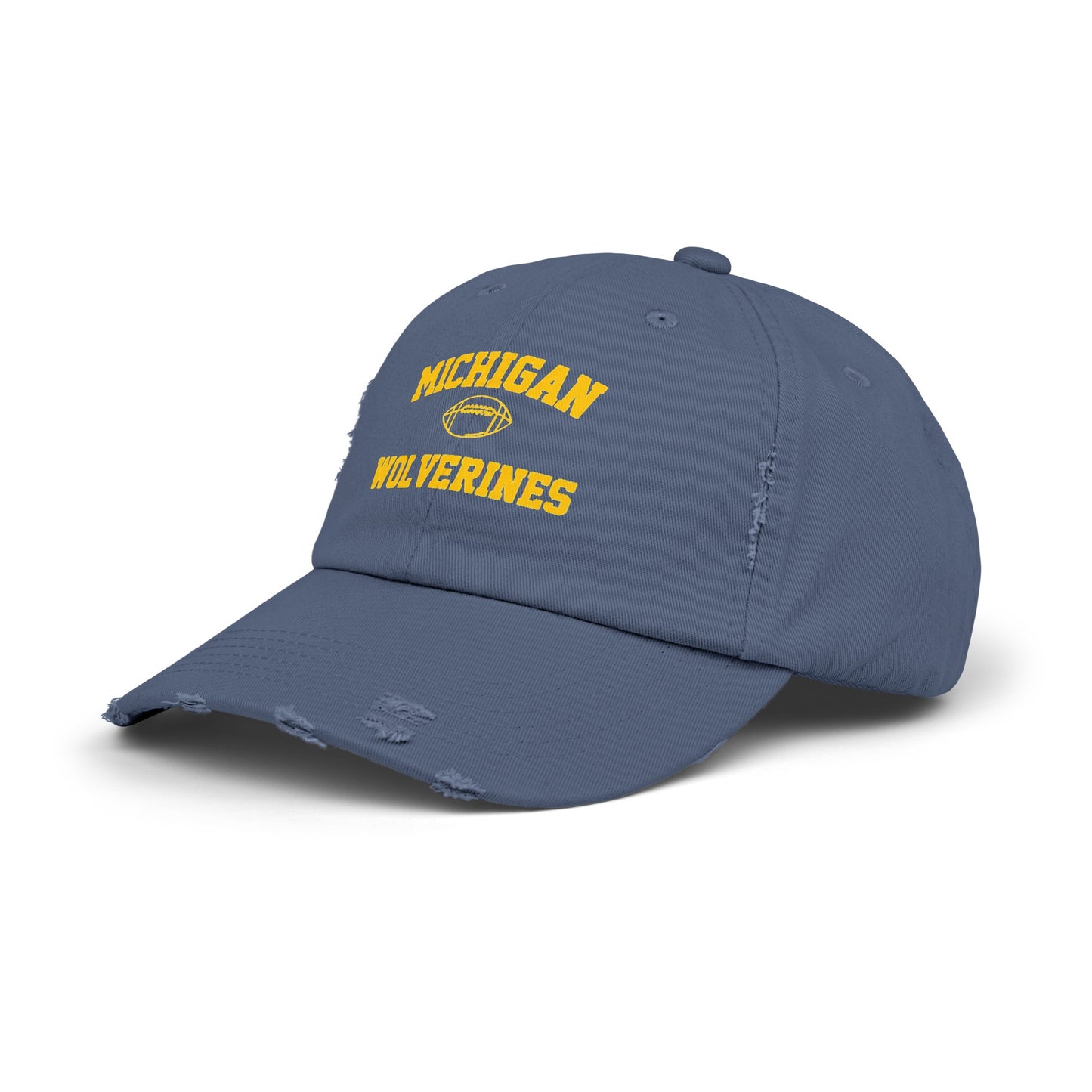 Michigan Wolverines Distressed Cap