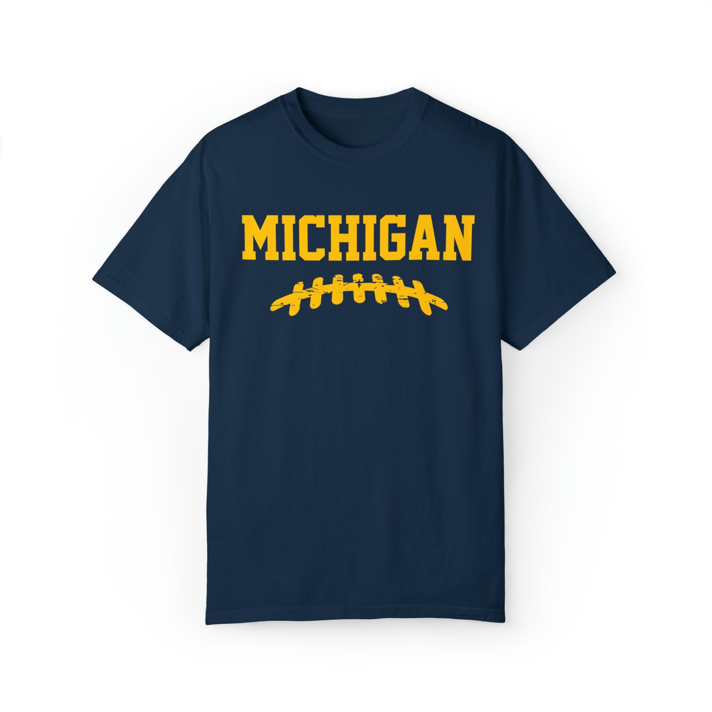 Michigan Laces Unisex Garment-Dyed T-shirt