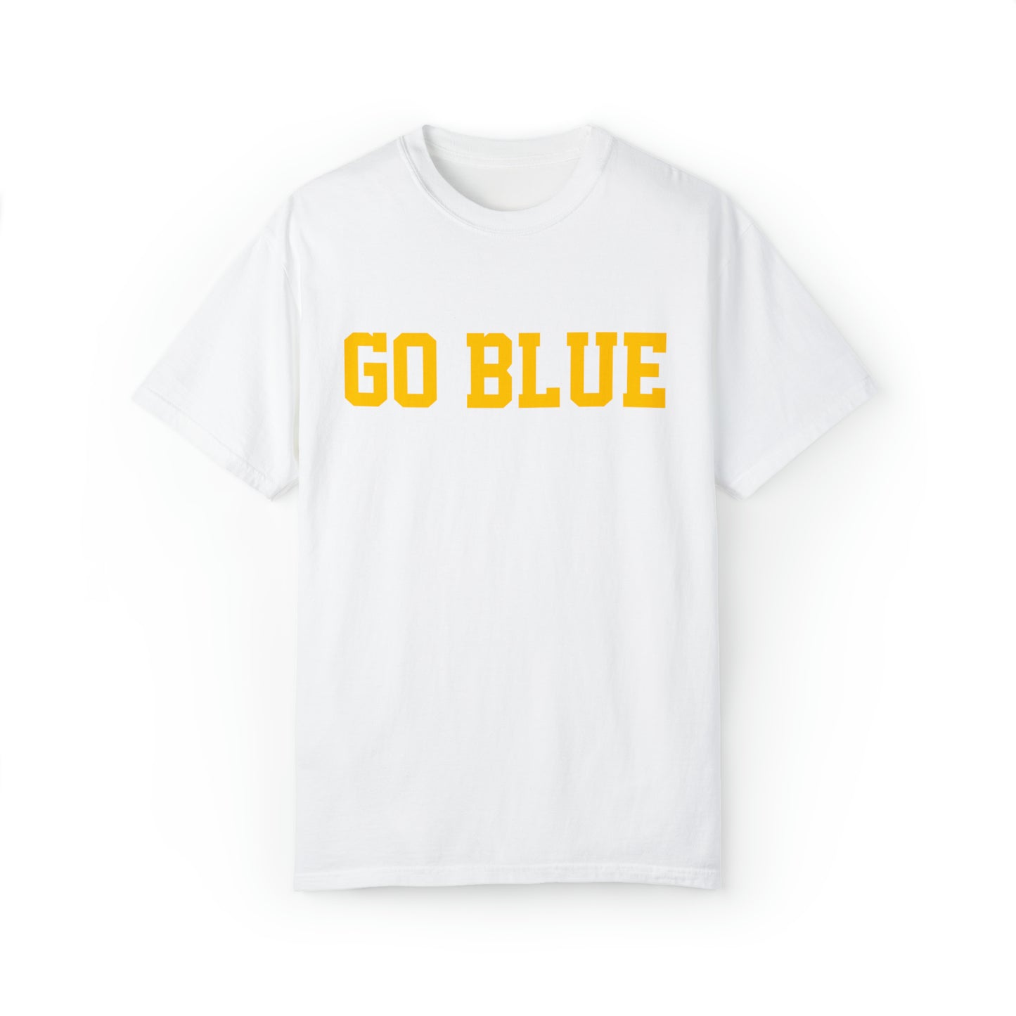 GO BLUE Unisex Garment-Dyed T-shirt