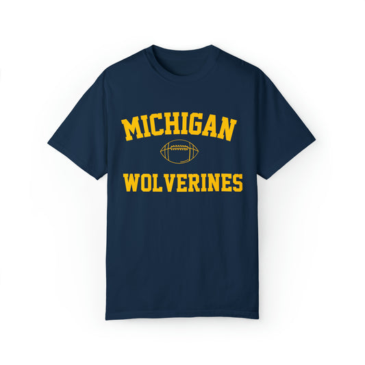 Michigan Wolverines Unisex Garment-Dyed T-shirt